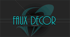 Desktop Screenshot of fauxdecoronline.com